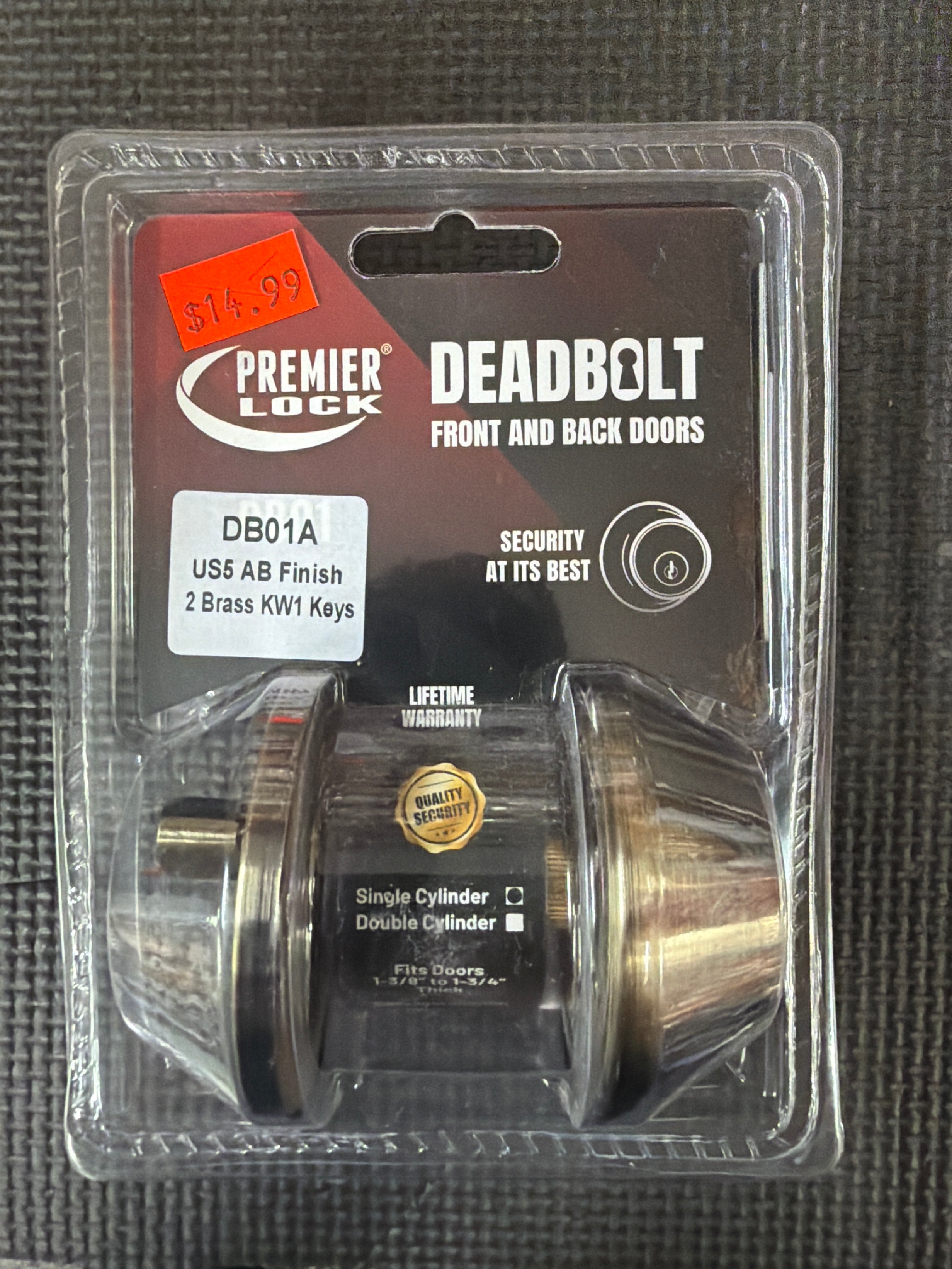 Premier Lock Deadbolt