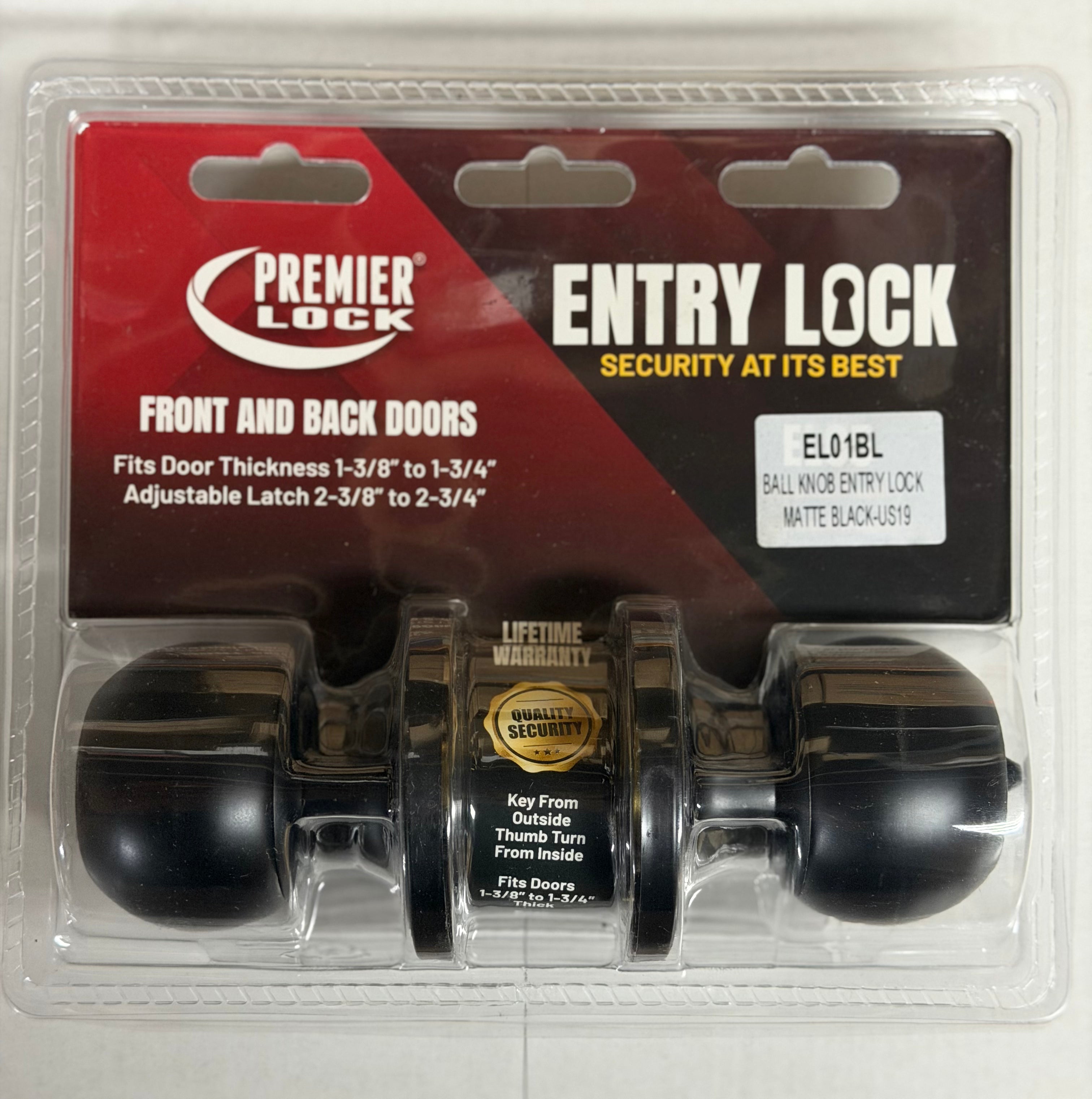 Solid Brass Entry Lock