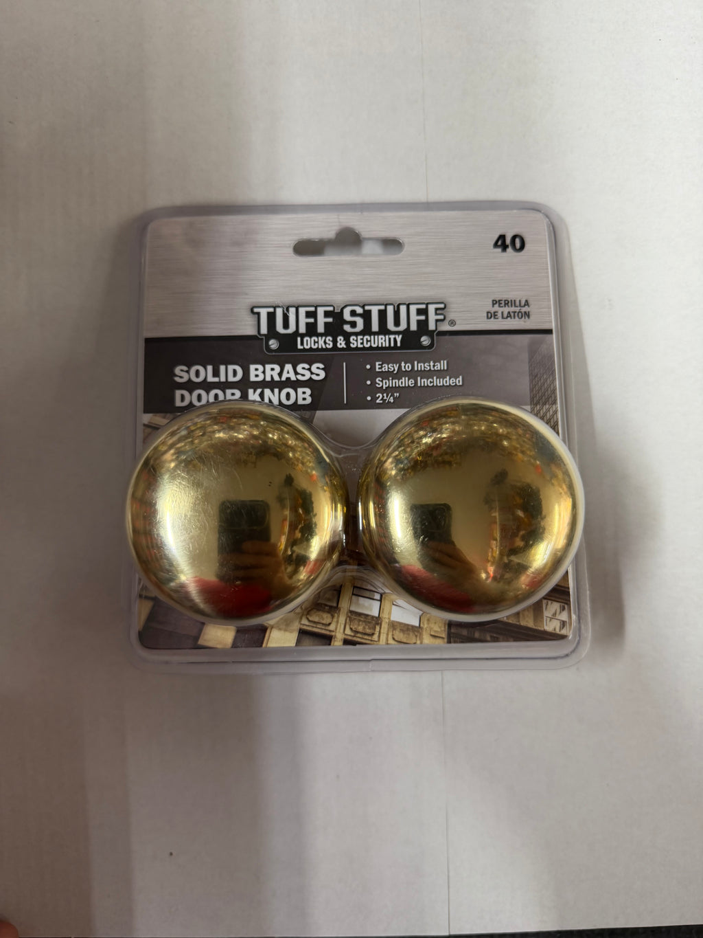 Tuff Stuff Solid Brass Door Knob